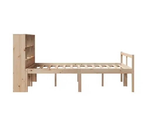 Riiuliga Voodiraam Ilma Madratsita, 160X200 cm Männipuit