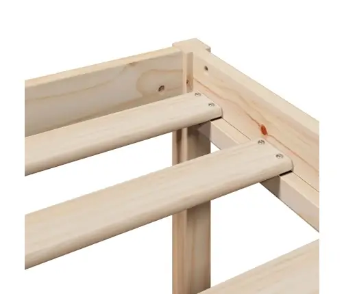 Riiuliga Voodiraam Ilma Madratsita, 160X200 cm Männipuit