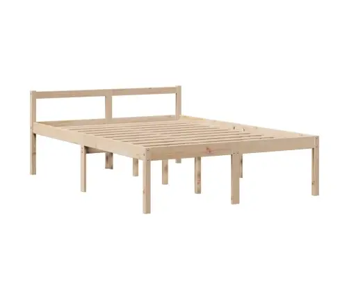 Lova Su Knygų Spinta Be Čiužinio, 160X200cm Pušies Masyvas