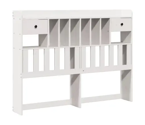 Gulta Ar Grāmatu Plauktu, Bez Matrača, 160X200 Cm, Priedes Koks Vidaxl