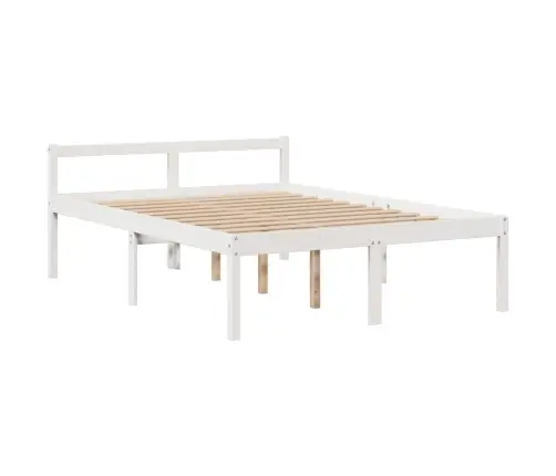 Gulta Ar Grāmatu Plauktu, Bez Matrača, 160X200 Cm, Priedes Koks Vidaxl