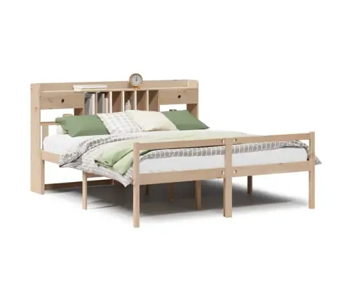 Riiuliga Voodiraam Ilma Madratsita, 180X200 cm Männipuit