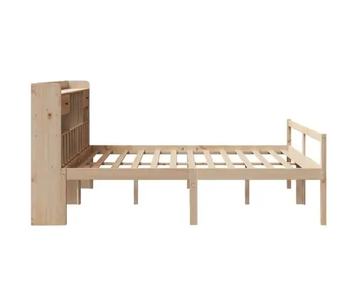 Riiuliga Voodiraam Ilma Madratsita, 180X200 cm Männipuit