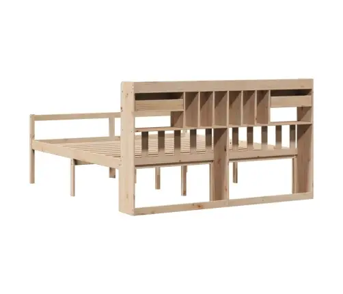 Riiuliga Voodiraam Ilma Madratsita, 180X200 cm Männipuit