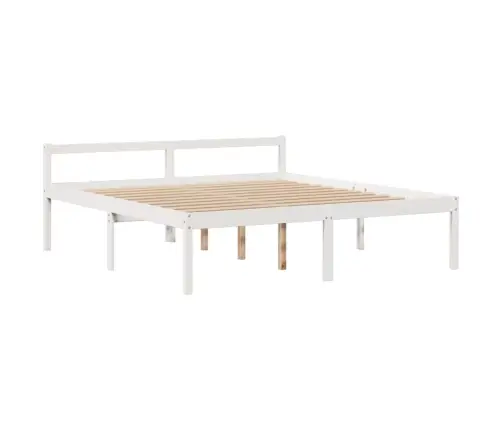 Gulta Ar Grāmatu Plauktu, Bez Matrača, 180X200 Cm, Priedes Koks Vidaxl