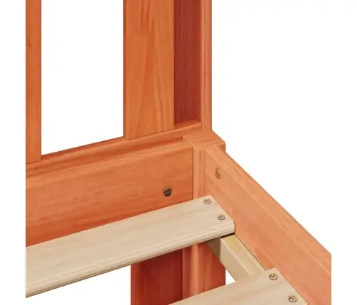 Gulta Ar Grāmatu Plauktu, Bez Matrača, 140X200 Cm, Priedes Koks Vidaxl