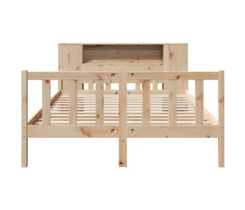 Riiuliga Voodiraam Ilma Madratsita, 160X200 cm Männipuit