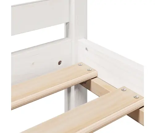 Gulta Ar Grāmatu Plauktu, Bez Matrača, 140X200 Cm, Priedes Koks Vidaxl