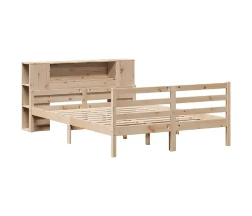 Riiuliga Voodiraam Ilma Madratsita, 160X200 cm Männipuit