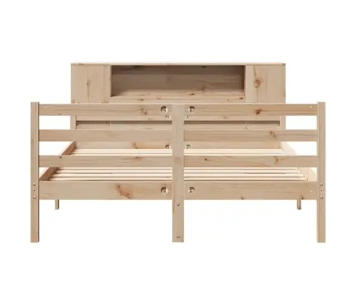 Riiuliga Voodiraam Ilma Madratsita, 160X200 cm Männipuit