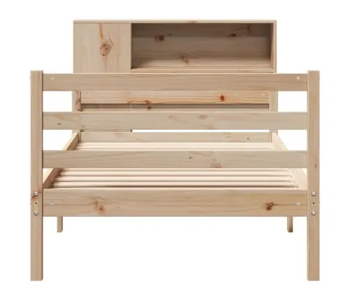 Riiuliga Voodiraam Ilma Madratsita, 90X200 cm Männipuit