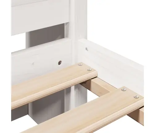 Gulta Ar Grāmatu Plauktu, Bez Matrača, 140X200 Cm, Priedes Koks Vidaxl