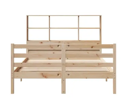 Riiuliga Voodiraam Ilma Madratsita, 150 X 200 cm Männipuit