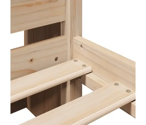 Riiuliga Voodiraam Ilma Madratsita, 150 X 200 cm Männipuit