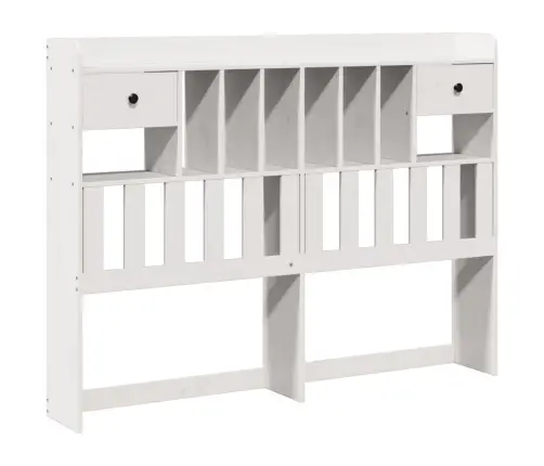 Gulta Ar Grāmatu Plauktu, Bez Matrača, 150X200 Cm, Priedes Koks Vidaxl