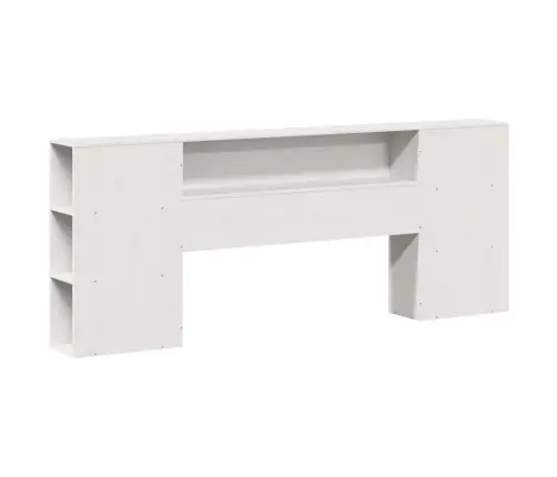 Gulta Ar Grāmatu Plauktu, Bez Matrača, 200X200 Cm, Priedes Koks Vidaxl