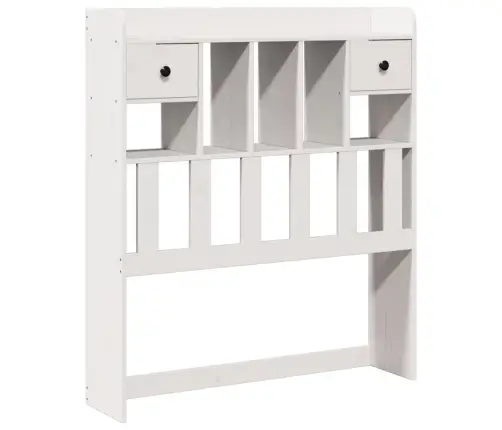 Gulta Ar Grāmatu Plauktu, Bez Matrača, 90X200 Cm, Priedes Koks Vidaxl