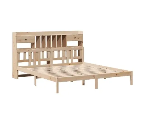 Riiuliga Voodiraam Ilma Madratsita, 180X200 cm Männipuit