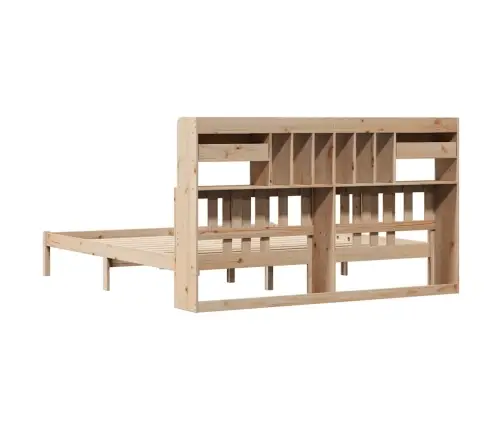 Riiuliga Voodiraam Ilma Madratsita, 180X200 cm Männipuit