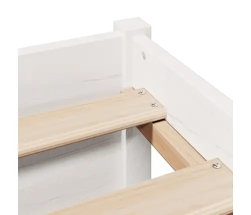 Gulta Ar Grāmatu Plauktu, Bez Matrača, 120X200 Cm, Priedes Koks Vidaxl