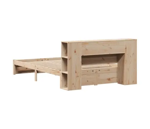 Riiuliga Voodiraam Ilma Madratsita, 140X200 cm Männipuit