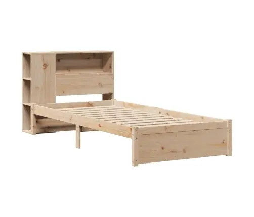 Riiuliga Voodiraam Ilma Madratsita, 75X190 cm Männipuit