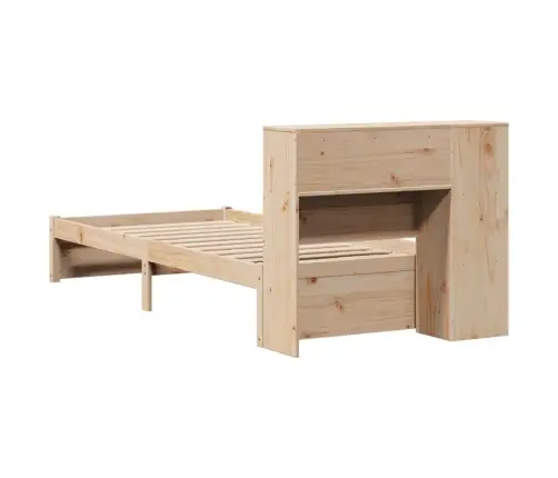 Riiuliga Voodiraam Ilma Madratsita, 75X190 cm Männipuit