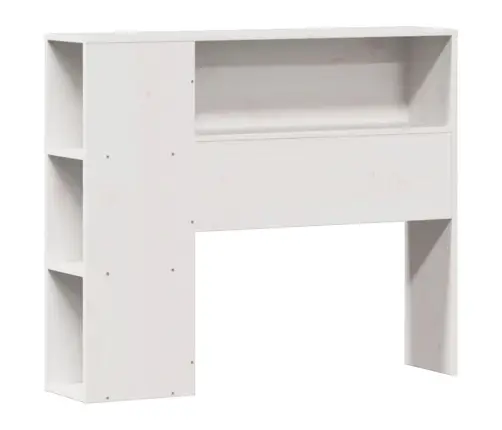 Lova Su Knygų Spinta Be Čiužinio, Balta, 90X200cm Pušis