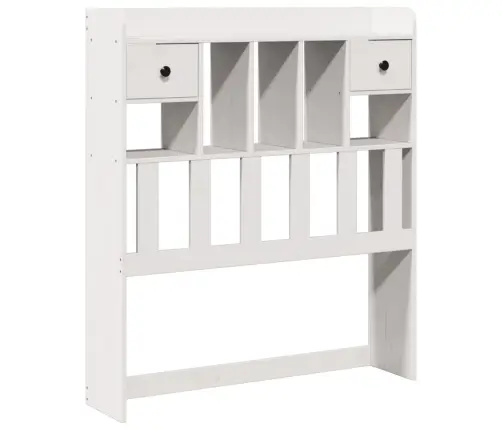 Gulta Ar Grāmatu Plauktu, Bez Matrača, 90X200 Cm, Priedes Koks Vidaxl