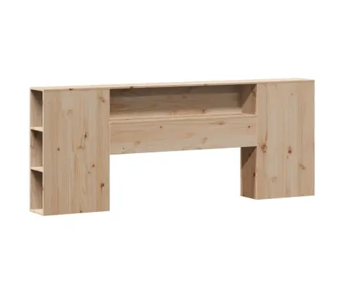 Lova Su Knygų Spinta Be Čiužinio, 180X200cm Pušies Masyvas