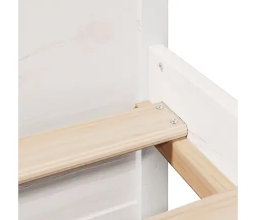 Gulta Ar Grāmatu Plauktu, Bez Matrača, 180X200 Cm, Priedes Koks Vidaxl