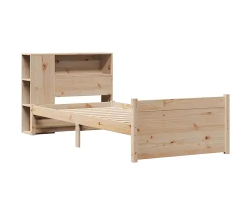 Riiuliga Voodiraam Ilma Madratsita, 75X190 cm Männipuit