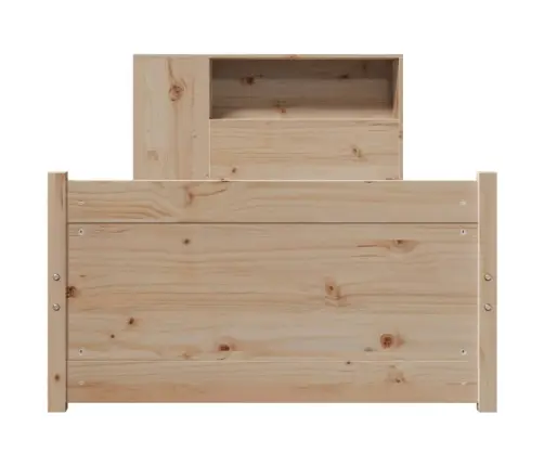 Riiuliga Voodiraam Ilma Madratsita, 75X190 cm Männipuit