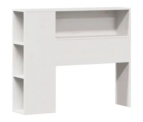 Riiuliga Voodiraam Ilma Madratsita, Valge, 100X200cm Männipuit