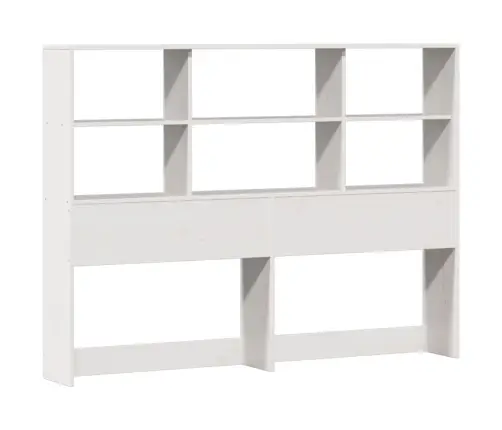 Gulta Ar Grāmatu Plauktu, Bez Matrača, 120X200 Cm, Priedes Koks Vidaxl