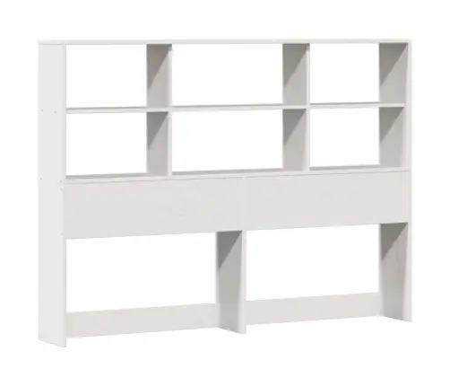 Gulta Ar Grāmatu Plauktu, Bez Matrača, 140X200 Cm, Priedes Koks Vidaxl