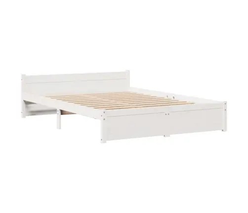 Gulta Ar Grāmatu Plauktu, Bez Matrača, 160X200 Cm, Priedes Koks Vidaxl