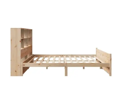 Riiuliga Voodiraam Ilma Madratsita, 180X200 cm Männipuit