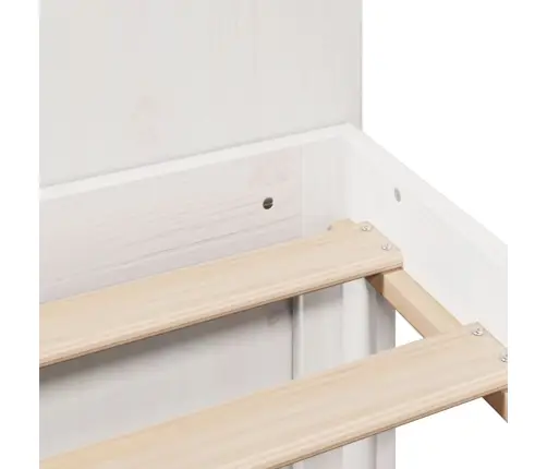 Gulta Ar Grāmatu Plauktu, Bez Matrača, 120X200 Cm, Priedes Koks Vidaxl