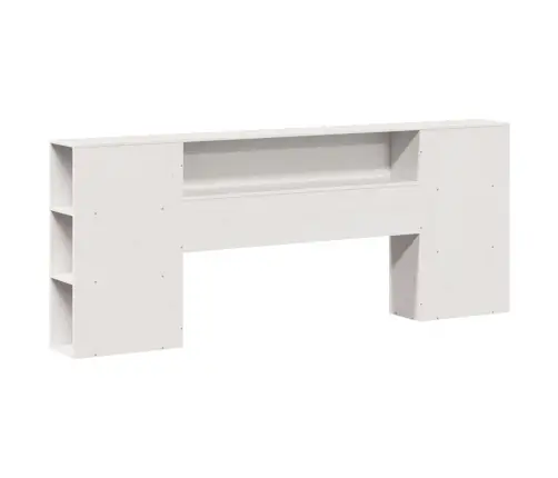 Gulta Ar Grāmatu Plauktu, Bez Matrača, 200X200 Cm, Priedes Koks Vidaxl