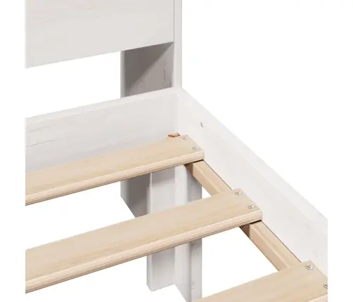 Gulta Ar Grāmatu Plauktu, Bez Matrača, 75X190 Cm, Priedes Koks Vidaxl