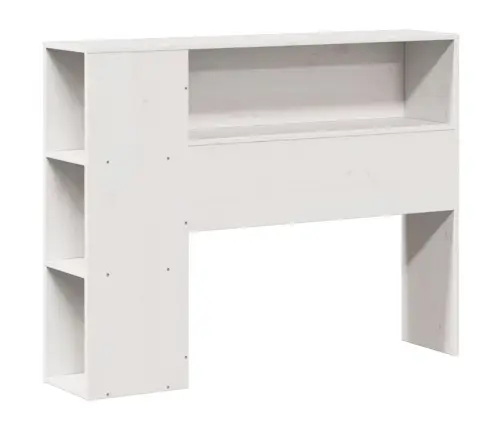 Lova Su Knygų Spinta Be Čiužinio, Balta, 90X190cm Pušis