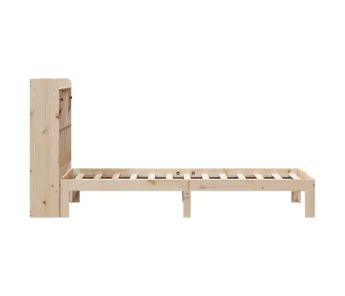 Riiuliga Voodiraam Ilma Madratsita, 75X190 cm Männipuit