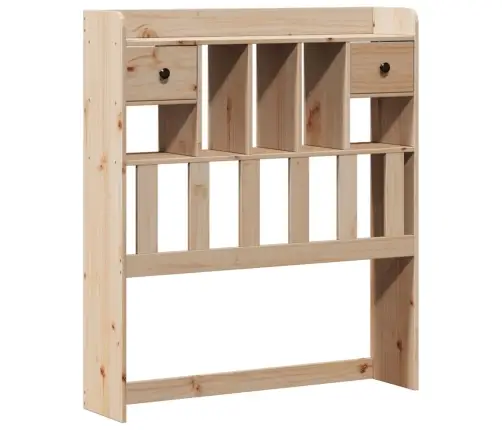 Lova Su Knygų Spinta Be Čiužinio, 100X200cm Pušies Masyvas