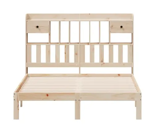 Riiuliga Voodiraam Ilma Madratsita, 160X200 cm Männipuit