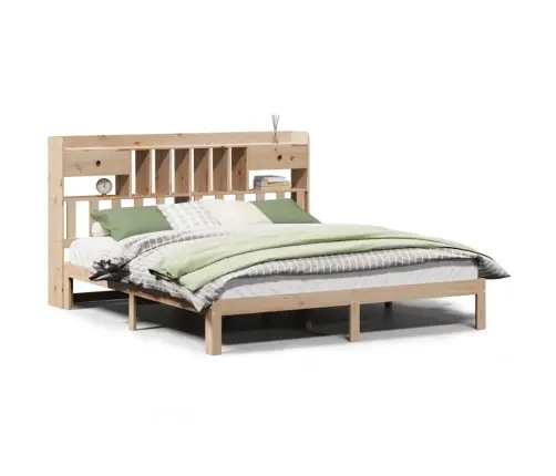 Riiuliga Voodiraam Ilma Madratsita, 180X200 cm Männipuit