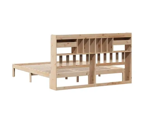 Riiuliga Voodiraam Ilma Madratsita, 180X200 cm Männipuit