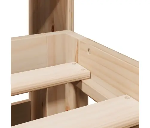 Riiuliga Voodiraam Ilma Madratsita, 180X200 cm Männipuit