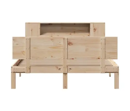 Riiuliga Voodiraam Ilma Madratsita, 120X200 cm Männipuit