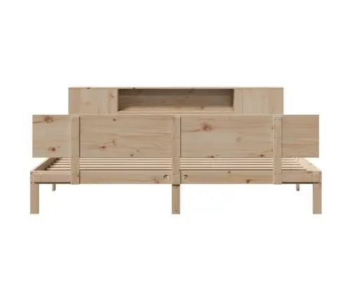 Riiuliga Voodiraam Ilma Madratsita, 180X200 cm Männipuit